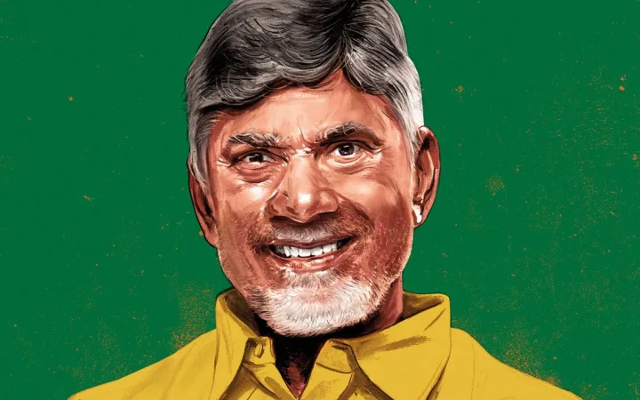 Portrait of Nara Chandrababu Naidu