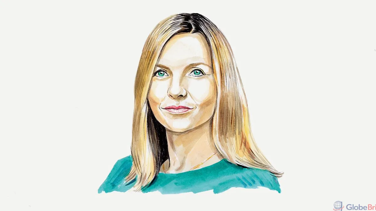 Portrait illustration of Gill Whitehead