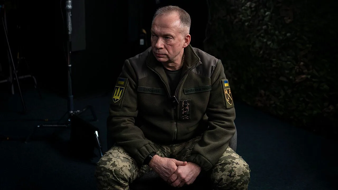 Former Ukrainian commander-in-chief Oleksandr Syrsky pictured during service