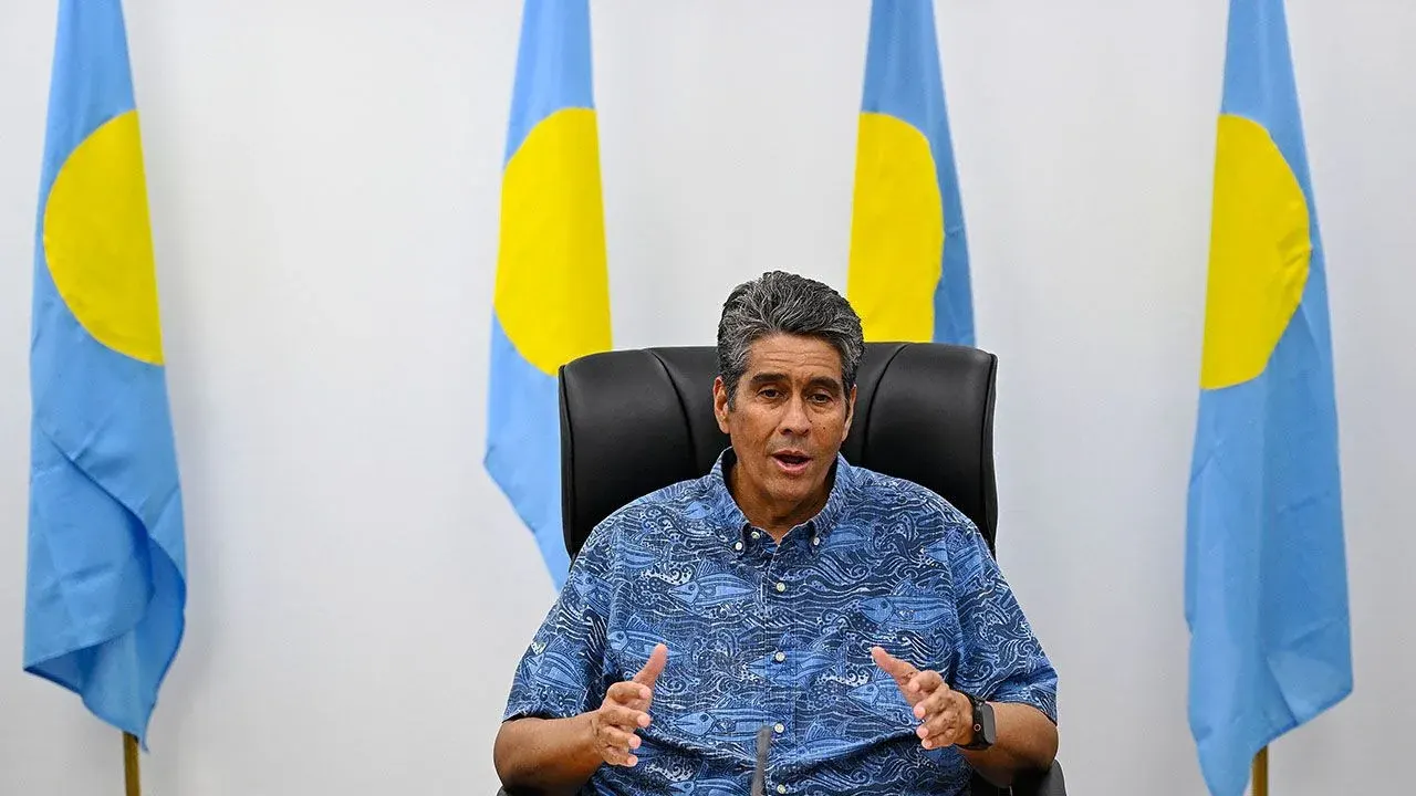 Surangel Whipps Jr, president of Palau, photographed at an official engagement