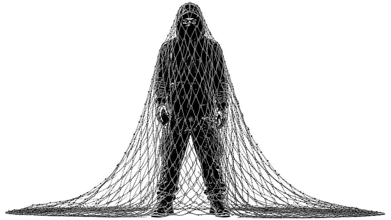 Hooded phone thief on an e-bike caught in a police net in London
