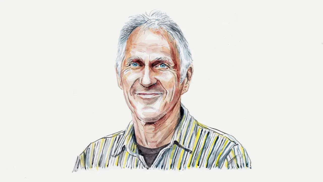Illustrated portrait of Tim O’Reilly