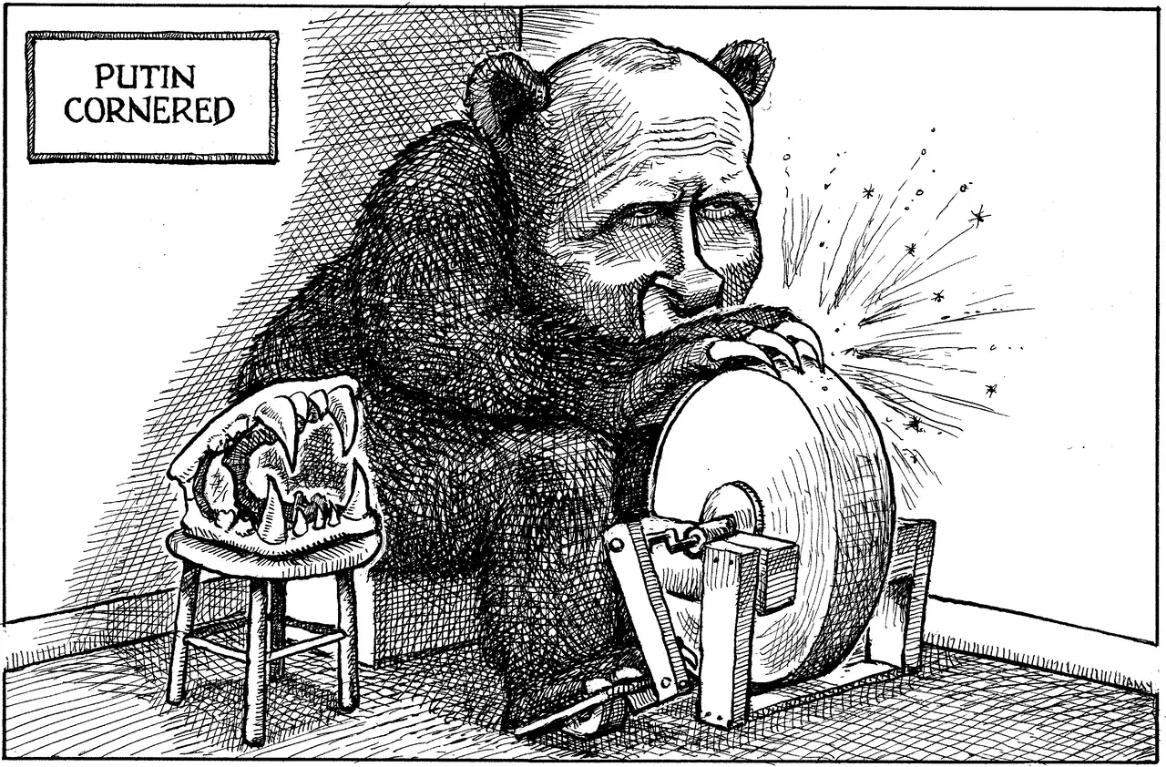 Cartoon: Putin cornered