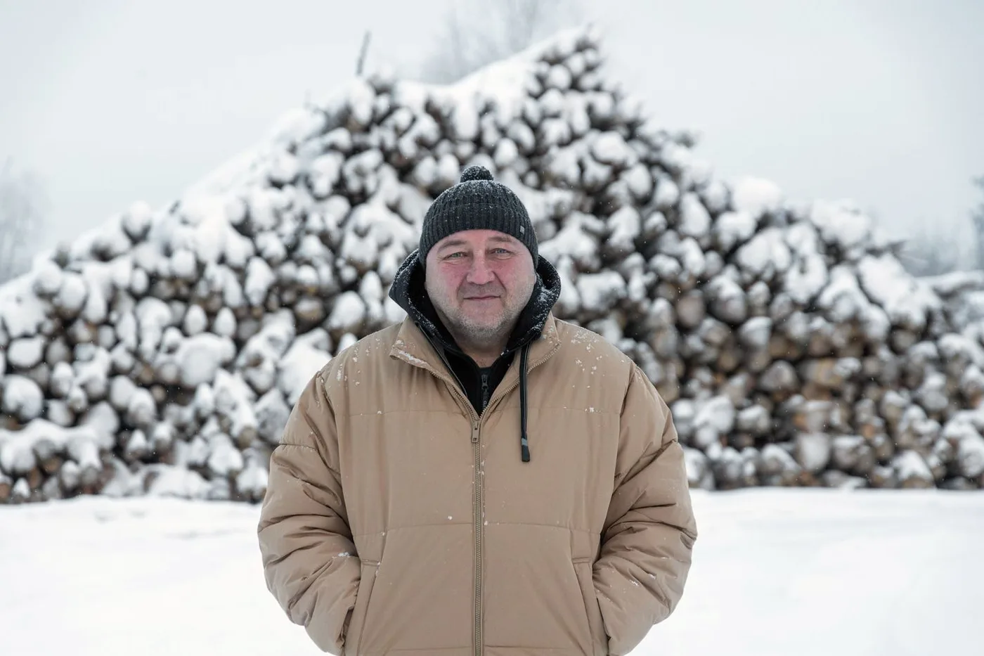 Igor Kobelev, a timber entrepreneur in Nikolsk