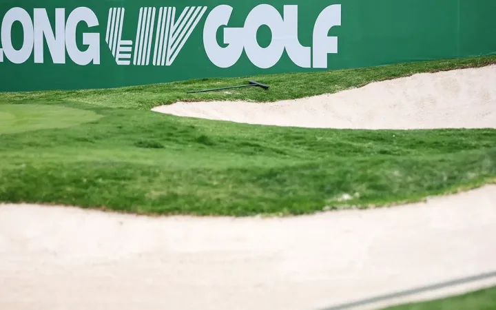 LIV Golf branding displayed at tournament in Mexico City