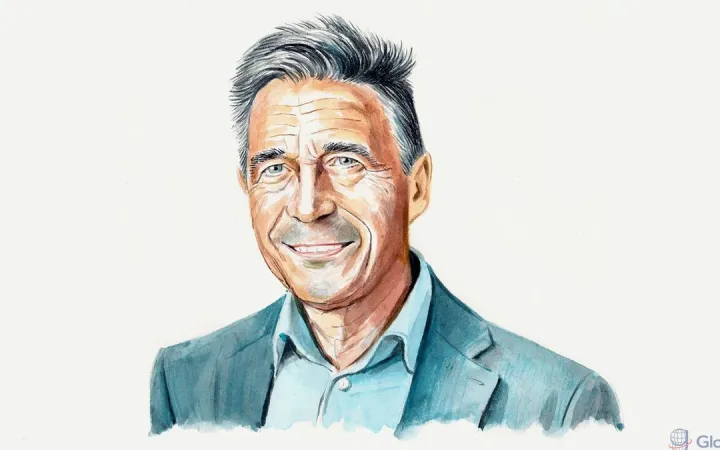 A portrait of Anders Fogh Rasmussen