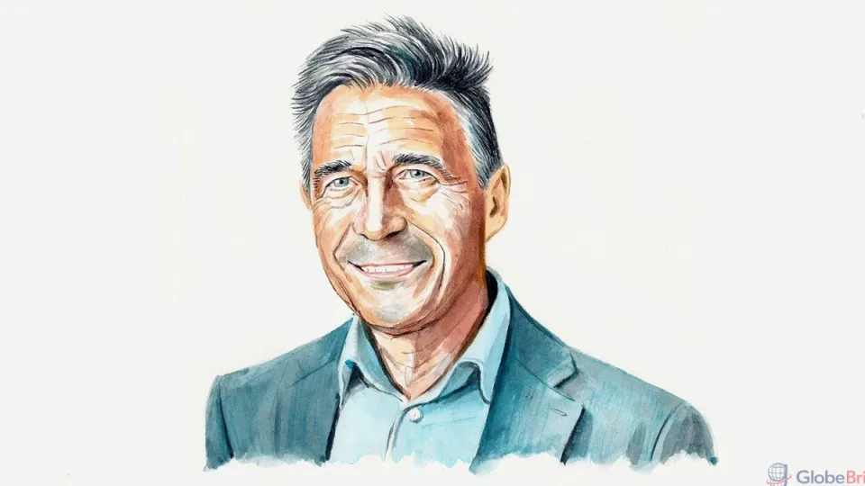 A portrait of Anders Fogh Rasmussen